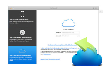 daten vom icloud backup wiederherstellen mac