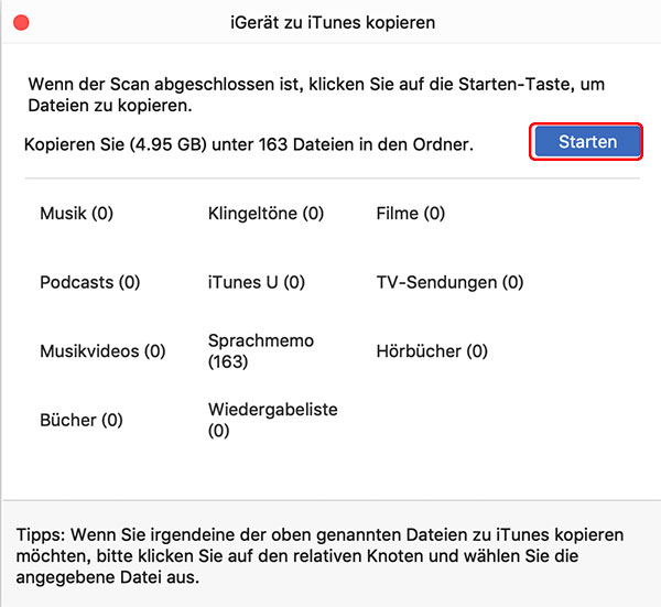 dateien vom mac aufs iphone importieren