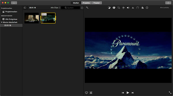 videos in imovie bearbeiten mac