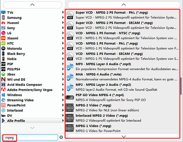 mts to mpeg converter, mts in mpeg umwandeln