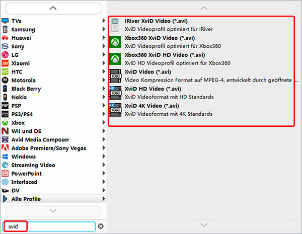 mts xvid converter, mts in xvid umwandeln