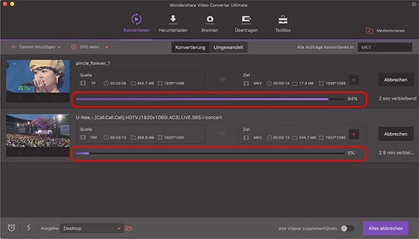 TRP MKV Converter Mac, TRP in MKV umwandeln Mac