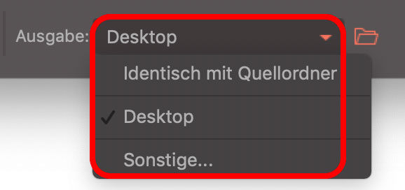 video converter mac ausgabeformat auswählen