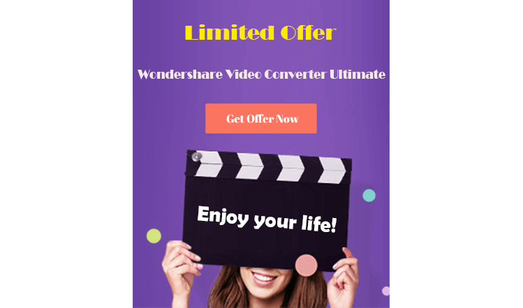 wondershare video converter ultimate 20% off discount